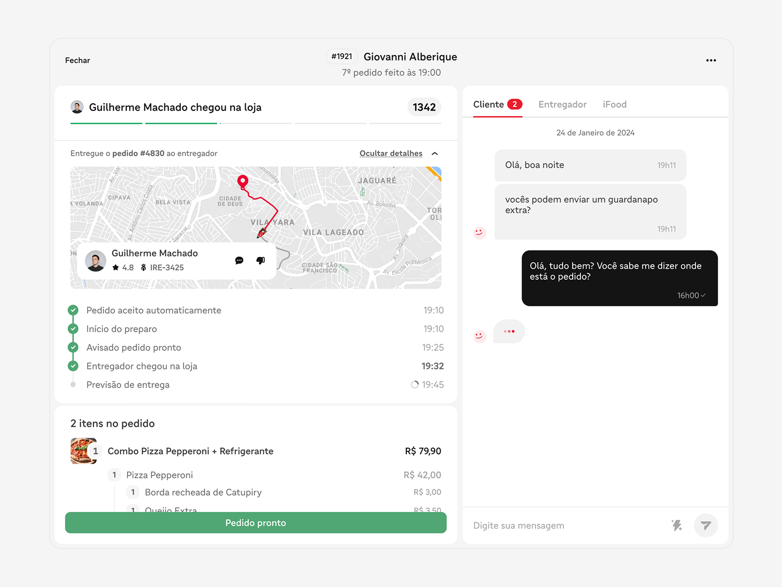 iFood — Order details