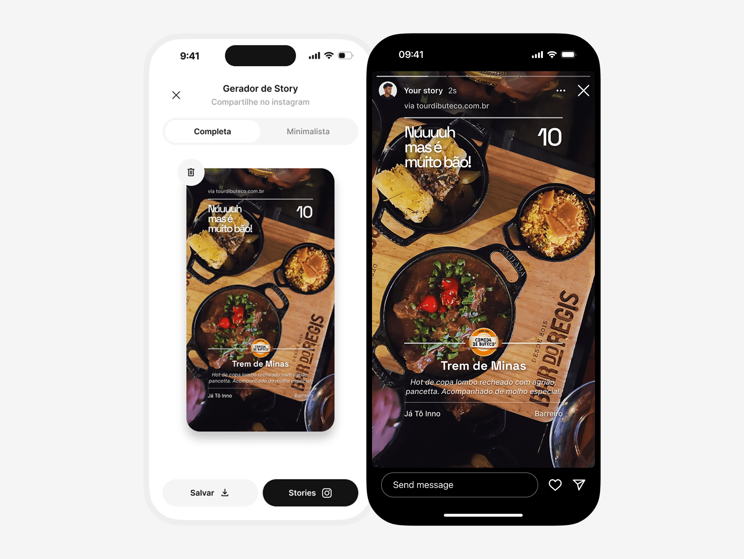 Tour Di Buteco — Story generator